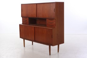 Danish furniture design. High teak sideboard, 1950-60s