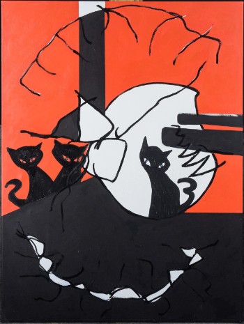 Peder Meinert, komposition med katte