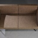 C.F. Møller Topersoners sofa med stel af metal model CFM 06