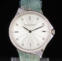 Tiffany & Co. 'Metro'. Ladies' steel wristwatch with diamonds