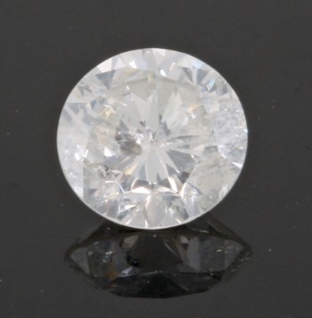 En uindfattet brillantsleben diamant på 0.70 ct