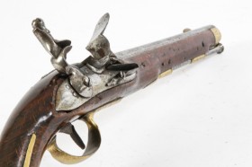 Danish flintlock mounted pistol M/1772