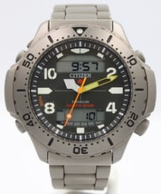 Citizen armbåndsur af Titanium, Promaster Diver Aquamount