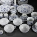 Royal Copenhagen. Musselmalet riflet service af porcelæn (62)