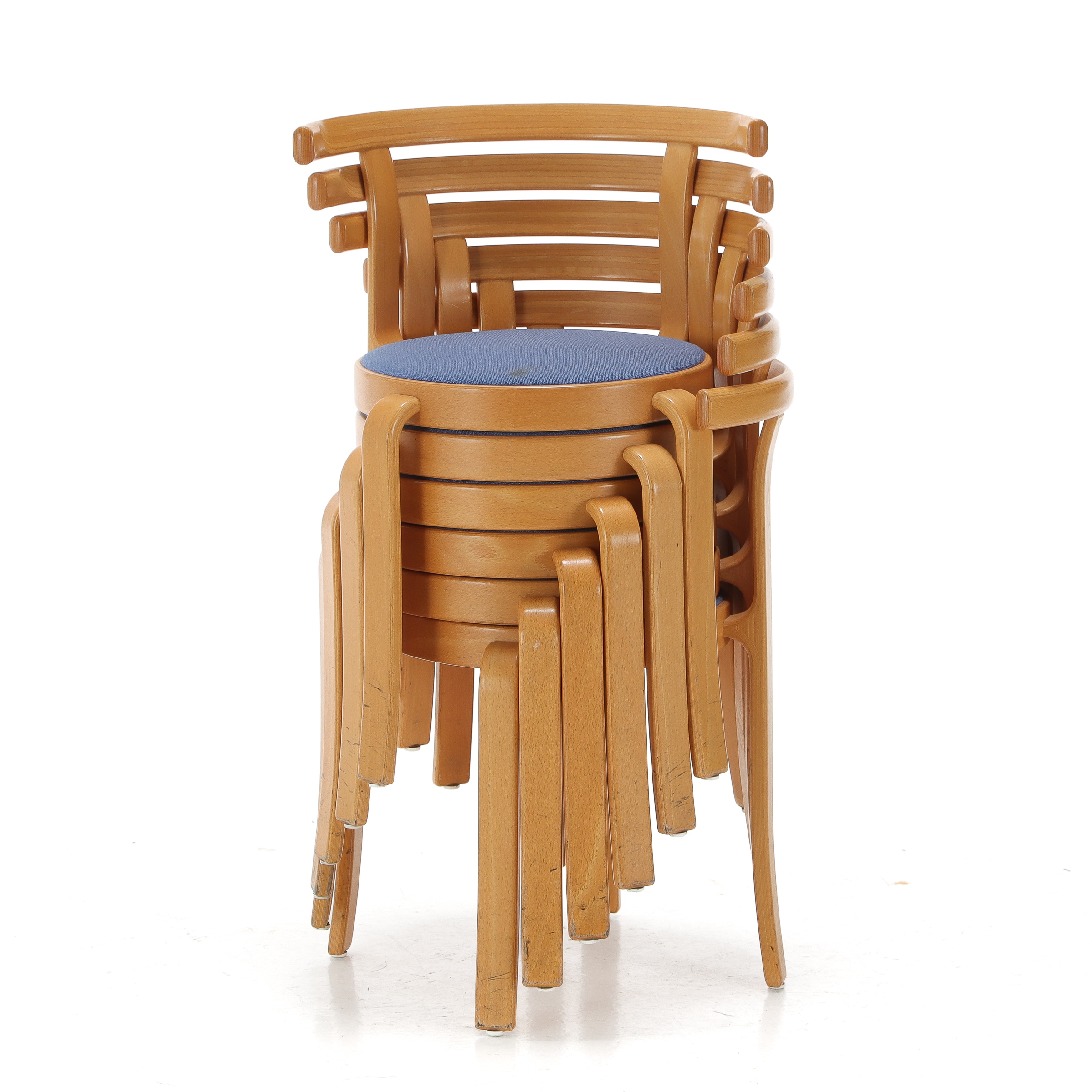 Rud Thygesen and Johnny Sørensen. Six armchairs, model 8003 (6)
