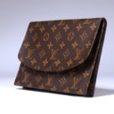 Louis Vuitton. 'Pochette Rabat 23' clutch/ envelope bag by Monogram Canvas