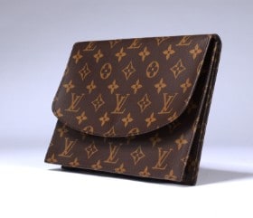 Louis Vuitton. 'Pochette Rabat 23' clutch/ kuverttaske af Monogram Canvas