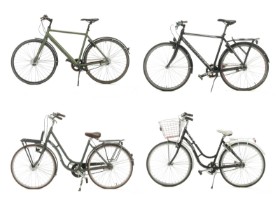 7534, 7536, 7538, 7541 - Samling cykler (4)