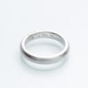 Alliance ring of 14 kt white gold with brilliant, 0.09 ct.
