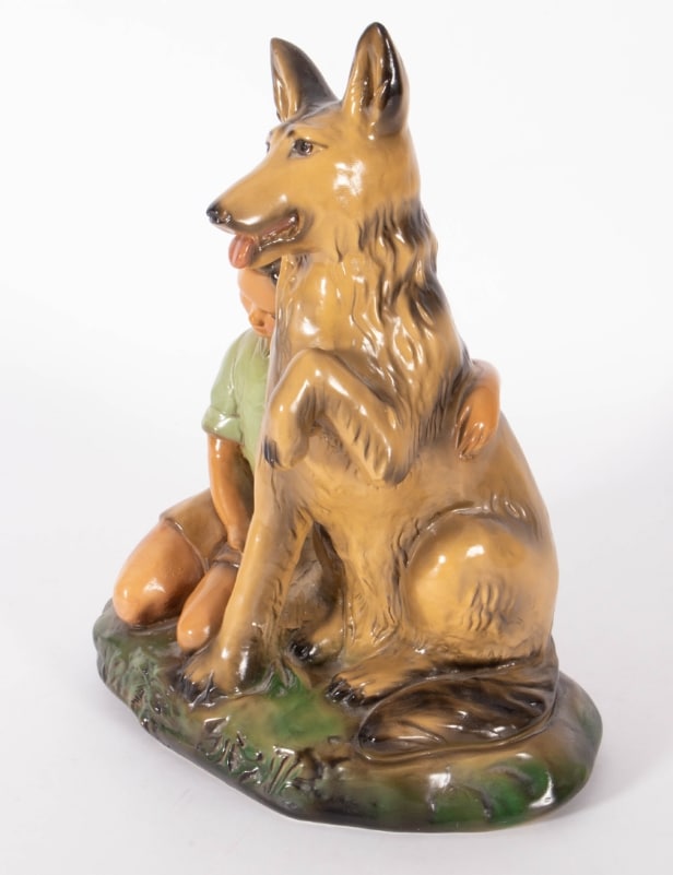 Poul Hauch Carlsen. Dreng og Hund.