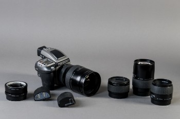 Hasselblad , Kamera model H4D-50 med objektiver og tilbehør