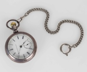 Amerikansk herrelommeur fra Elgin Natl Watch Co fra omkring år 1900.