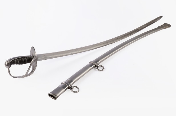 Ordonanssabel, stemplet 1843