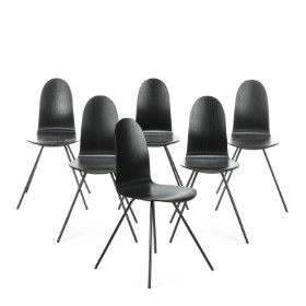 Arne Jacobsen. Six chairs, 'Tungen', model 3102 (6)