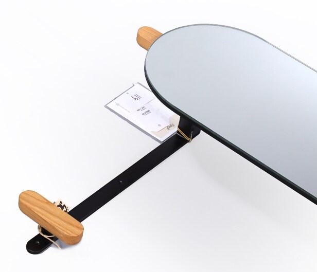 119. Andersen Furniture. Multi mirror oak