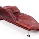 Jochen Flacke for Etienne Aigner. 'Muse' daybed in leather