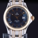 Omega Seamaster 120m, damearmbåndsur af 18 kt. guld/stål, Ø 29 mm