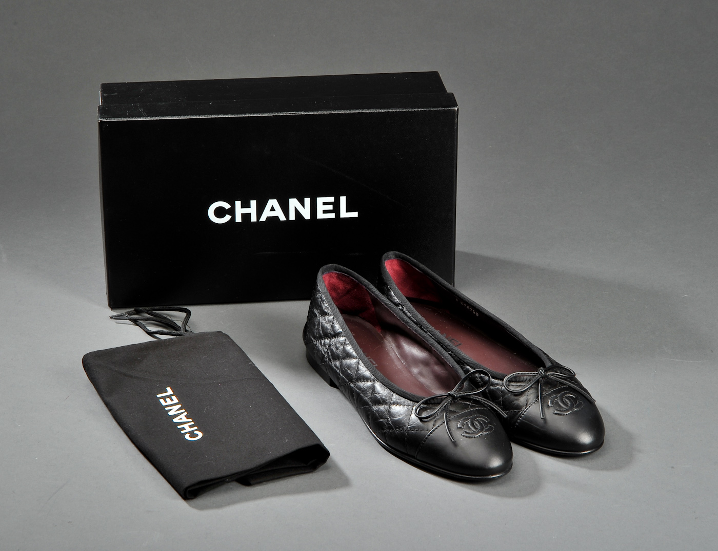 kort Sympatisere vindruer Chanel, Ballerina sko, str. 38½ Denne vare er sat til omsalg under nyt  varenummer 2158034 | Lauritz.com