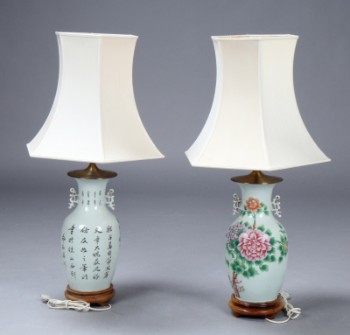 Par kinesiske bordlamper (2)