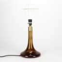 Poul Christiansen for Holmegaard / Le Klint. Brown glass table lamp, model 363