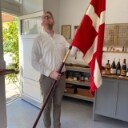 CargoKid. Deluxe El-ladcykel med fuld udstyrspakke. og fane med costumized dannebrogsflag (17) - til fordel for Knæk Cancer