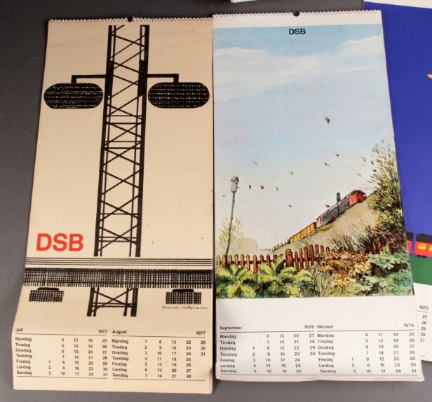 Per Arnoldi, Bo Bonfils m.fl. Plakater, kalender samt bog for DSB (8)