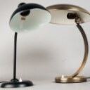 Christian Dell bordlampe, model 6556, fremstillet hos Kaiser Idell og skrivebordslampe, model 6751 fremstillet hos Kaiser Germany (2) Denne vare er sat til omsalg under nyt varenummer 3551136