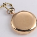 Schweizisk dobbeltkapslet herrelommeur af 14 kt. guld, o. 1910