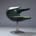 FurnID for Stouby. Lounge stol, model Frost, læder / uld