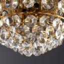 Christopher Palme for Palwa. Large crystal lamp from the 70s