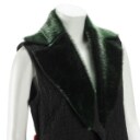 7329 - Saks Potts for Kopenhagen Fur. Vest med krave af mink. str. 36