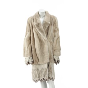 6875 - Copenhagen Fur. Mink fur jacket. str. 40