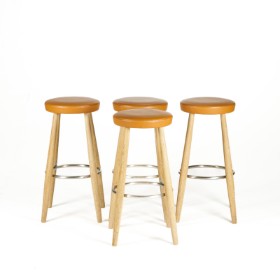 K-3002-009 - Hans J. Wegner. Set of four barstools model CH56 (4)