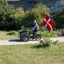 CargoKid. Deluxe El-ladcykel med fuld udstyrspakke. og fane med costumized dannebrogsflag (17) - til fordel for Knæk Cancer