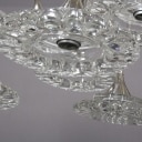 Kaiser ceiling lamp from the 60s/70s in chromed steel