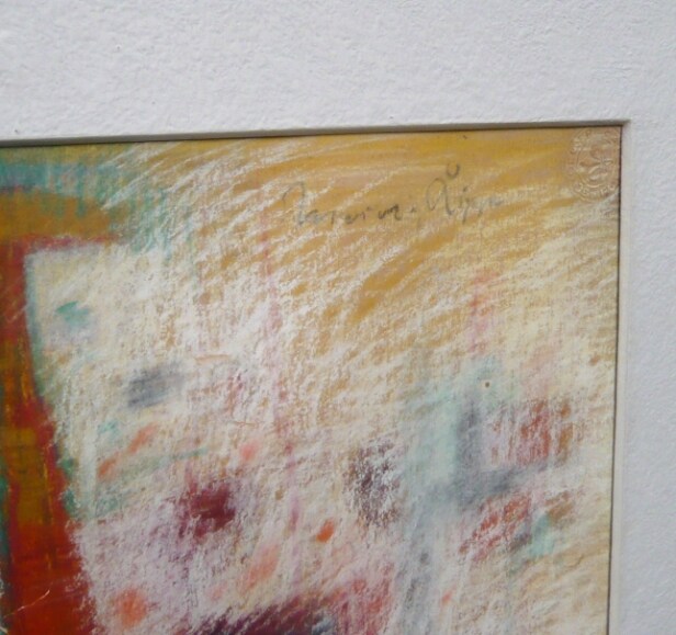 Maren Lipp, Zeichnung, Ölkreide, 'Farbkomposition'