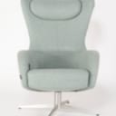 541. Brunstad. Armchair model Bella with footstool (2)