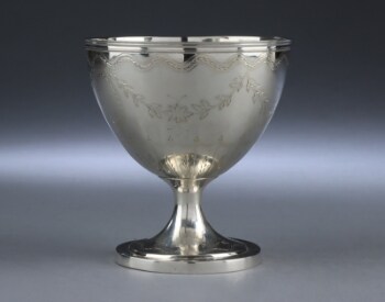 Empire kandisskål/ opsats af sølv, ca. 1787-1823