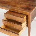 Erik Severin Risager-Hansen. Freestanding rosewood desk, model '66'