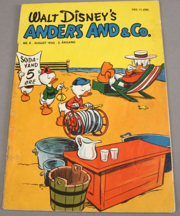 Walt Disney's Anders And & Co. Nr. 2, 3, 4 fra årgang 2 1950 samt Nr. 8, 9, 10, 11, 11B og 12. 2. årgang, 1950 (9)