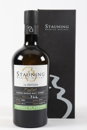 1fl. Stauning 1st. Edition Single malt Whisky Peated Distilled 2009