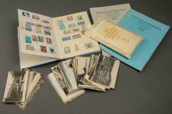 Postkortsamling 1900-1910 samt nyere Østrigssamling