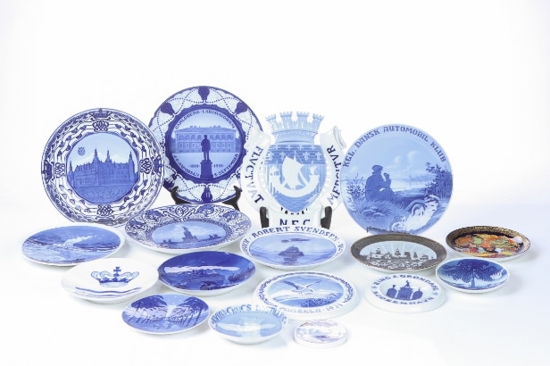 Royal Copenhagen og Bing og Grøndahl mm. Samling platter (17)