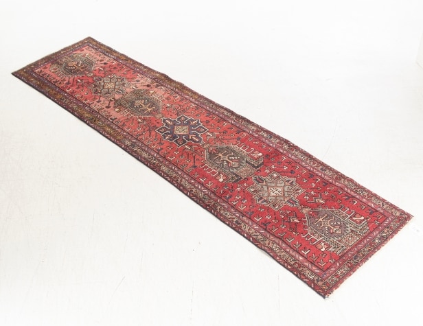 Persian Garadje runner, 380 x 105 cm.