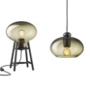 966. FDB. Bordlampe og pendel model 'Hiti' (4 kasser)
