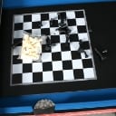 Multi-spillebord med stel i hård plast, 9 spil bla.bordfodbold bordtennis, bordhockey..,
