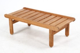 Bernt Pedersen. Bench, solid Oregon pine