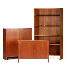 Hans J. Wegner. Teak shelving system (3)