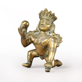 Bala Krishna af bronze, Indien, antageligt 17-1800-tallet