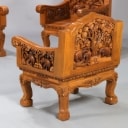 Oriental handmade lounge set with accompanying coffee table (5)